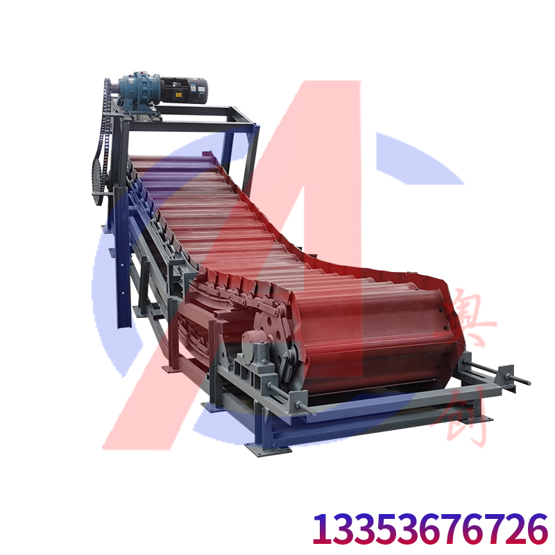 爐渣運(yùn)輸使用魚(yú)鱗板輸送機(jī)